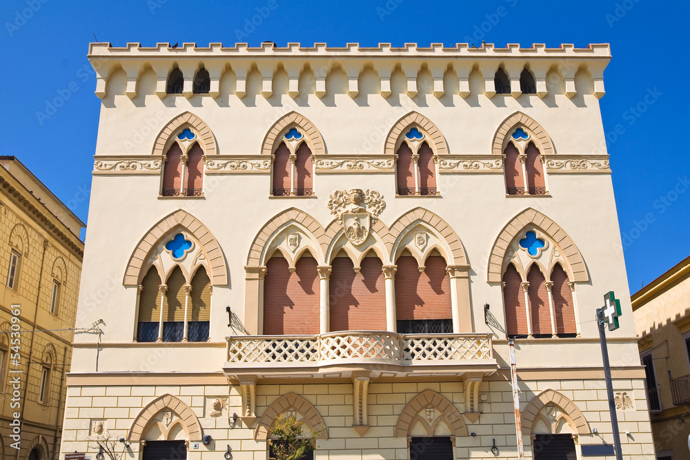 Naklejka premium Manfredi Palace. Cerignola. Puglia. Italy.