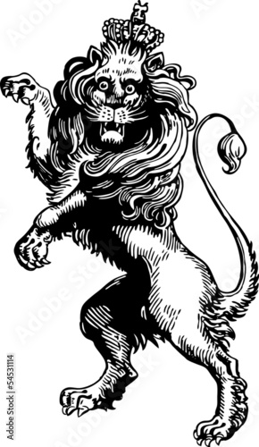 heraldic lion