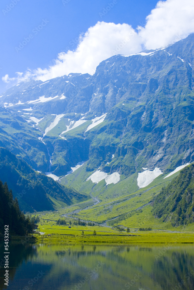 alpine landscape in summer