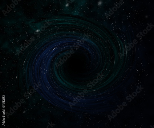 Black Hole Nebula Space Backdrop