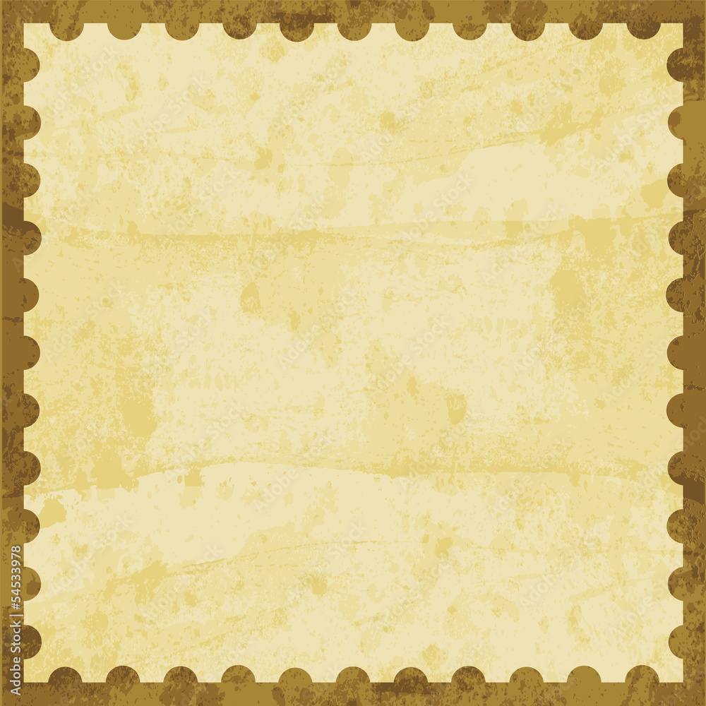 Brown stamp card