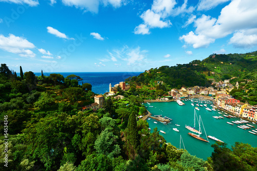 Portofino village on Ligurian coast, Italy