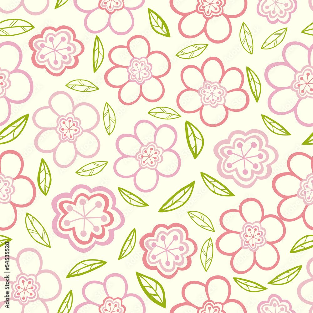 Seamless floral pattern. Flowers texture. Daisy. Seamless floral pattern. Flowers texture. Daisy.