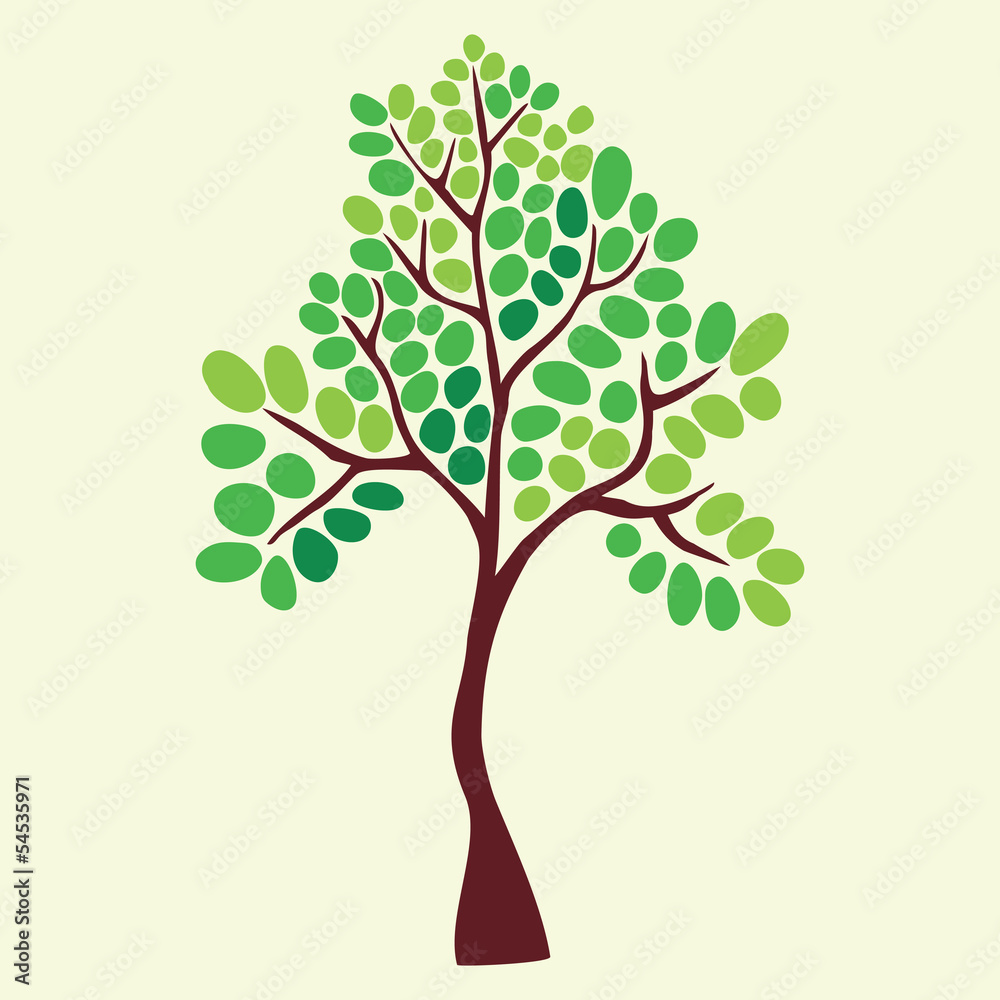 Obraz premium Illustration of tree.