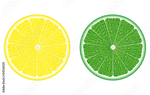 lime and lemon