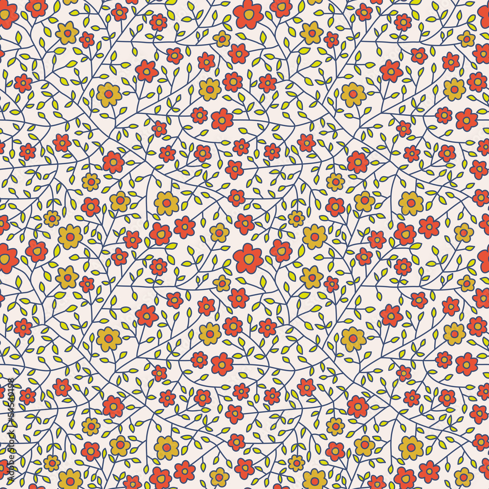 Seamless floral pattern. Flowers texture. Daisy. Seamless floral pattern. Flowers texture. Daisy.