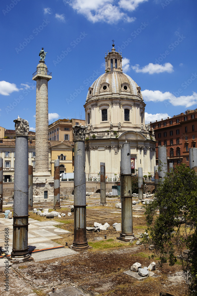 Trajan, Siegessäule, Rom, Italien