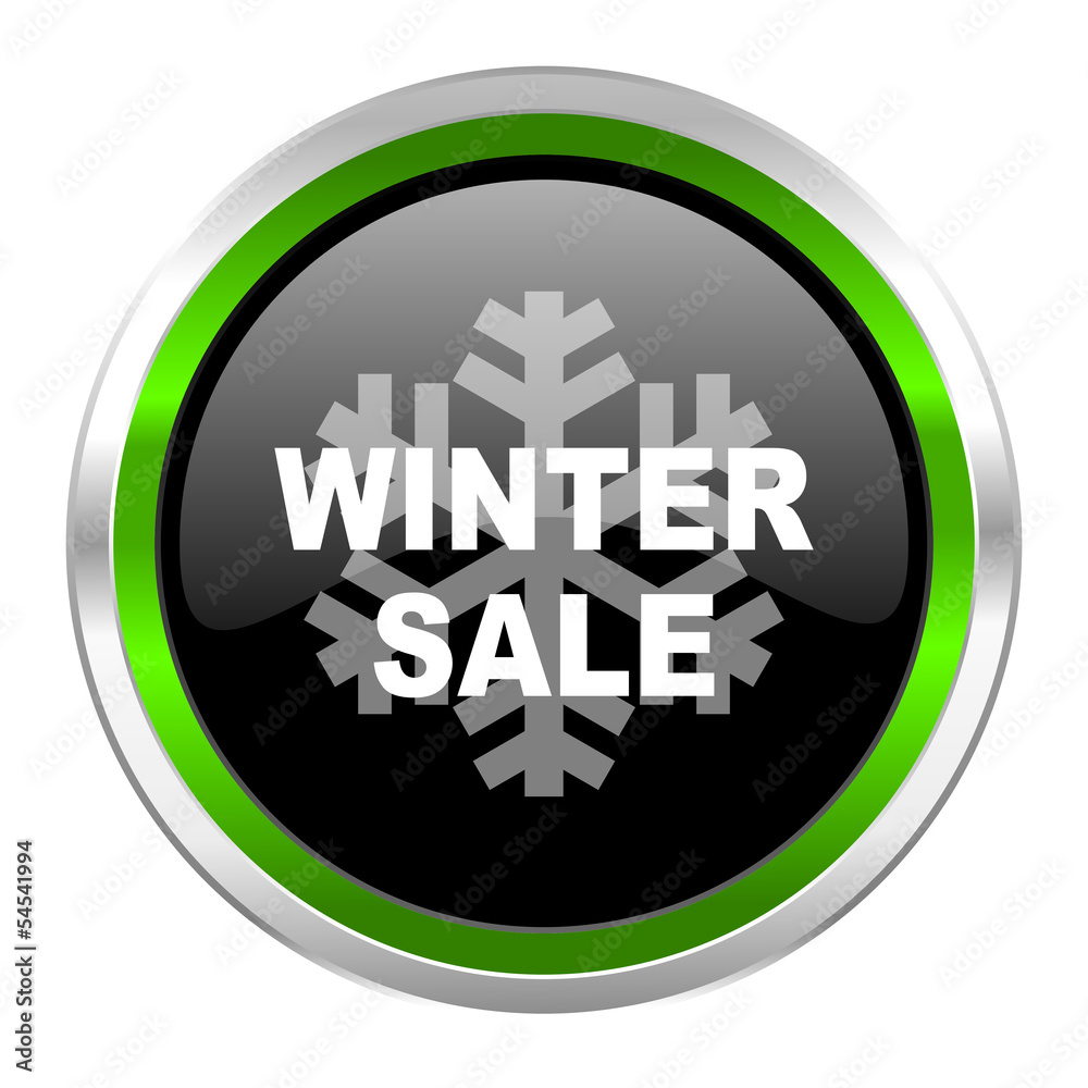 winter sale icon winter sale icon