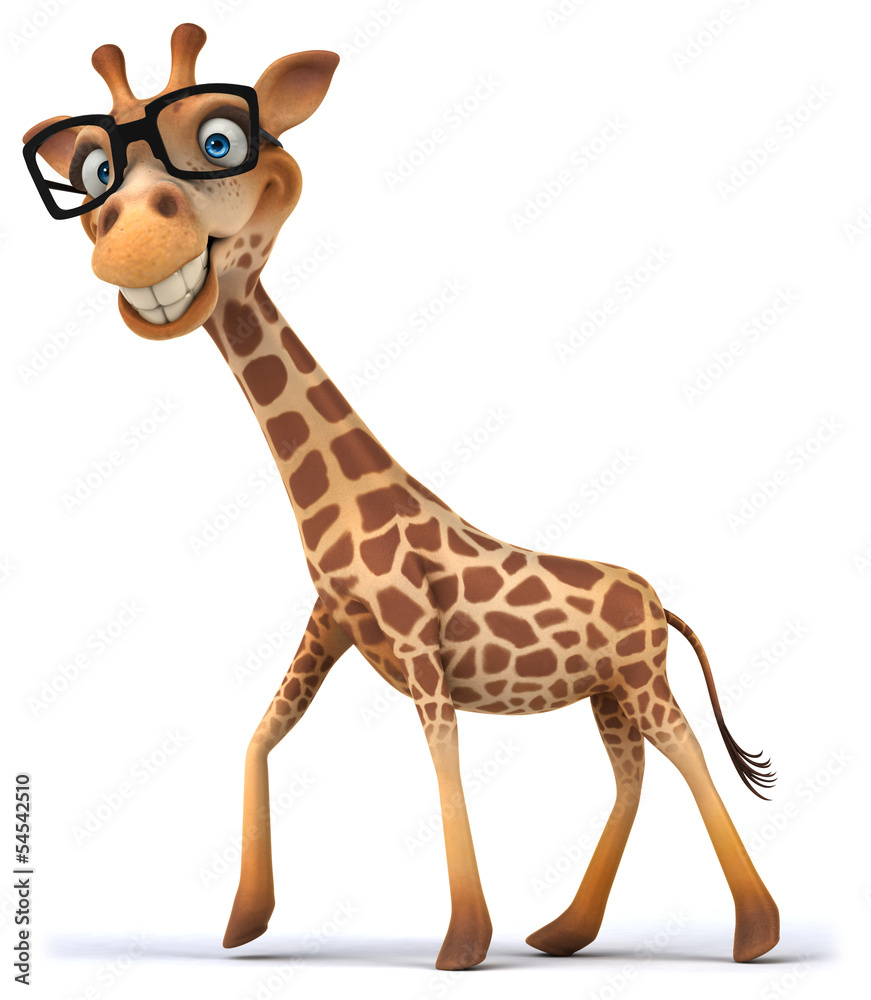 Fun giraffe