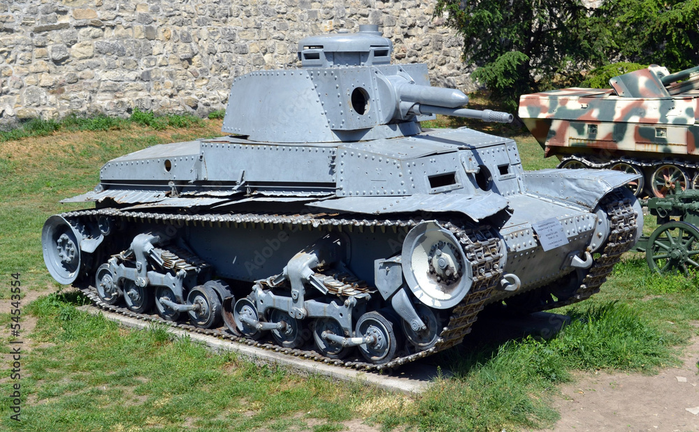 Old military tank Old military tank