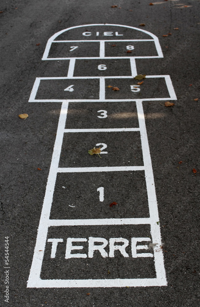 Fototapeta premium Hopscotch