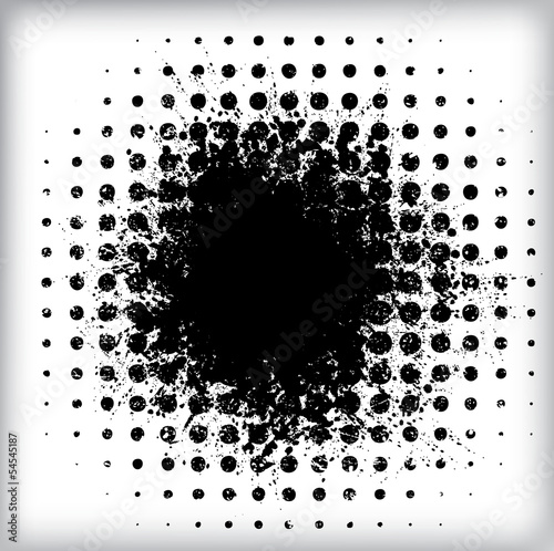 Grunge halftones background