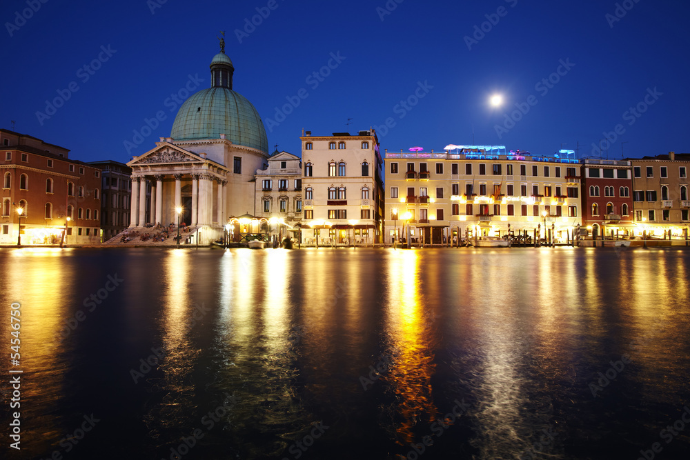 San Simeone Piccolo 02, Venedig bei Nacht