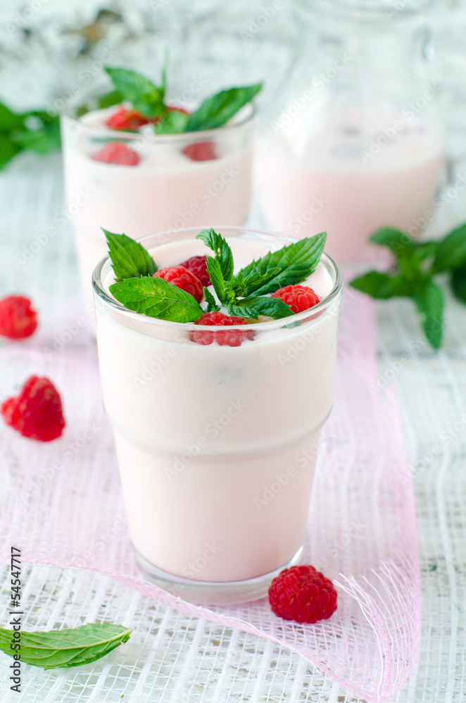 Raspberry mousse Raspberry mousse