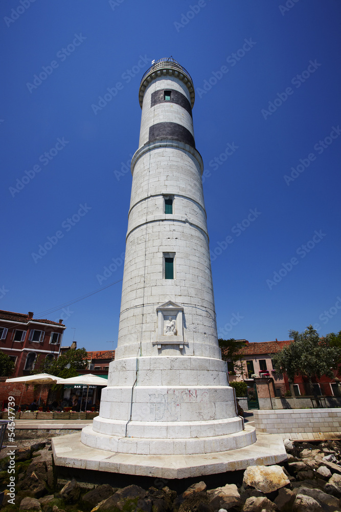 Leuchtturm, Burano, Venedig, Italien