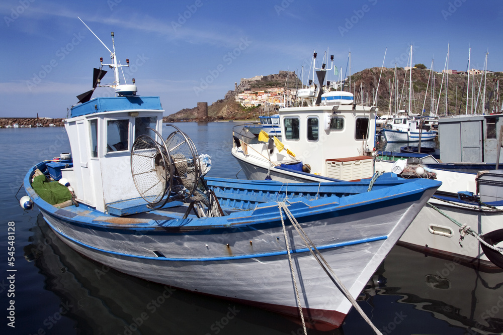 Fototapeta premium View of Castersardo from the port