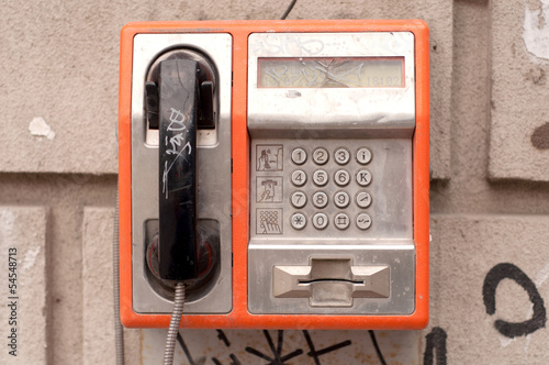Old Public Phone