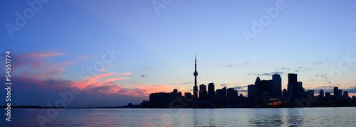 Canvas Print Toronto skyline