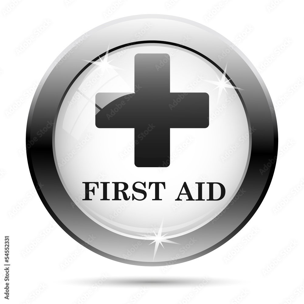 Obraz premium Black and white icon