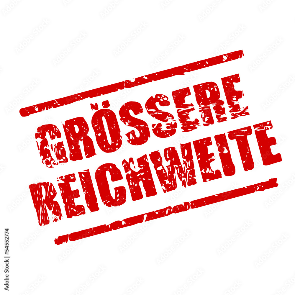 stempel eckig groessere reichweite I Adobe Stock