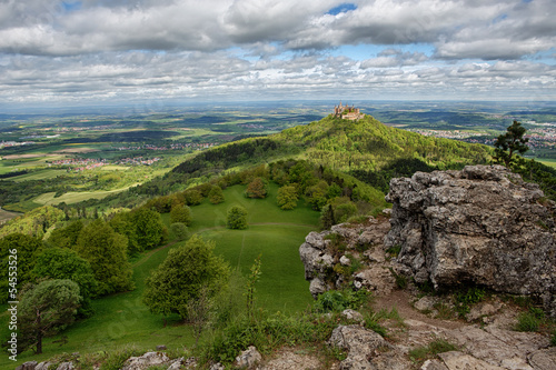 Castle Hohenzollern in Springtime photo