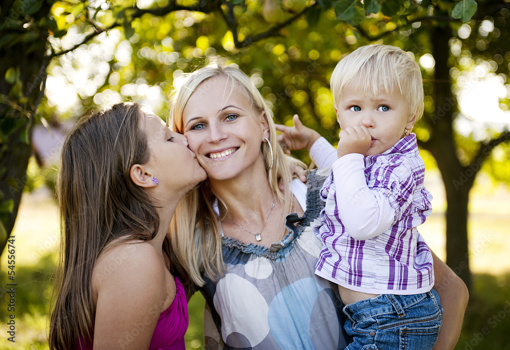 Fototapeta premium Happy family