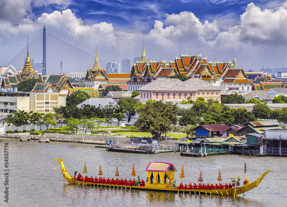 Landscape of Thai's king palace - obrazy, fototapety, plakaty 
