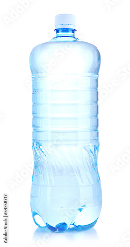 Bottle of water, isolated on white