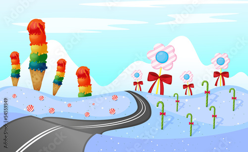 Sweets along the road