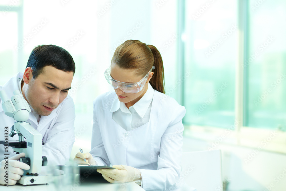 Fototapeta premium Laboratory work