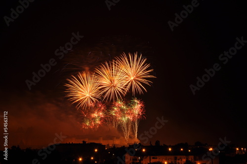 feux d'artifice - fireworks - pyrotechnie - Carcassonne © JeanBrummel