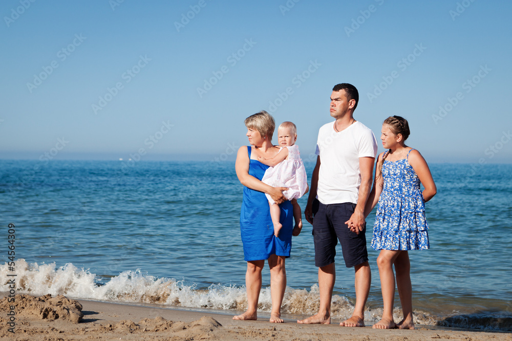 Portrait of happy family Portrait of happy family