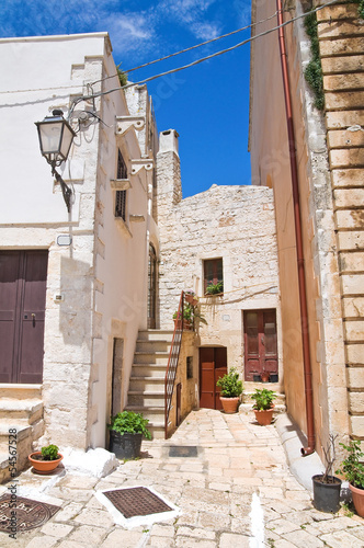 Alleyway. Ceglie Messapica. Puglia. Italy. photo