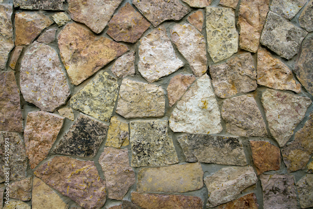 Fototapeta premium yellow stone wall