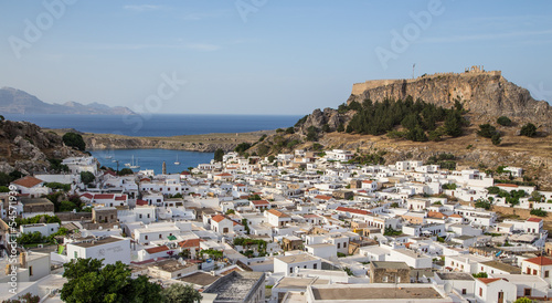 Lindos town in Rhodes, Greece © pavel068