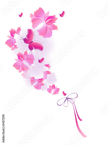 flower card vector