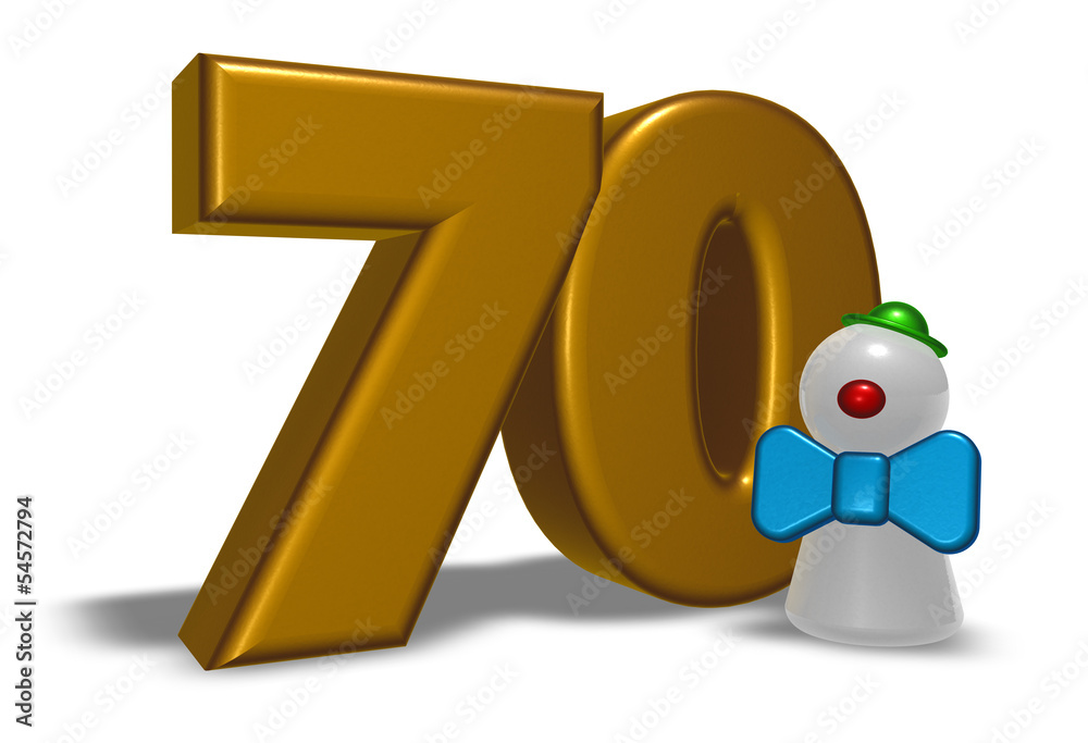 Fototapeta premium number and clown