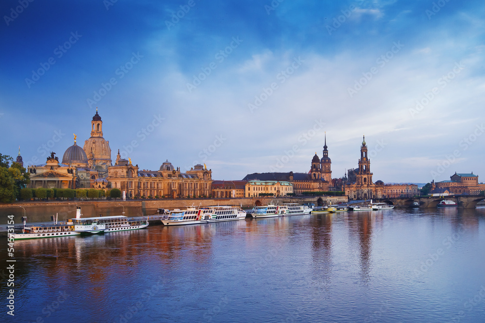 Sonnenaufgang in Dresden