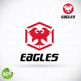 Eagle Symbol Illustration With Sticker