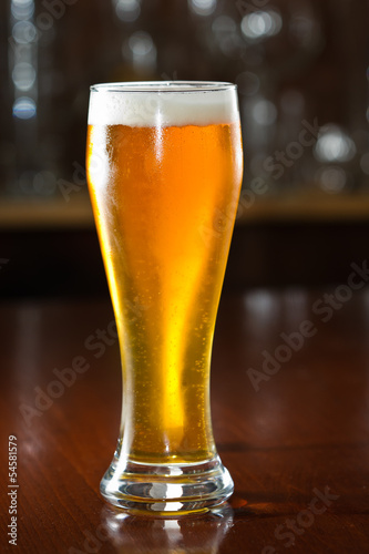 glass with beer