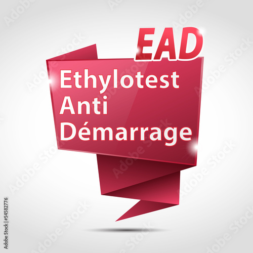 bulle origami acronyme : ead