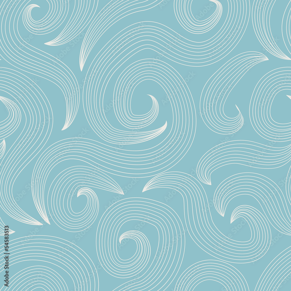 seamless pattern with spiral elements