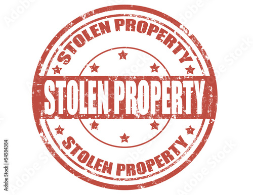 Stolen property-stamp