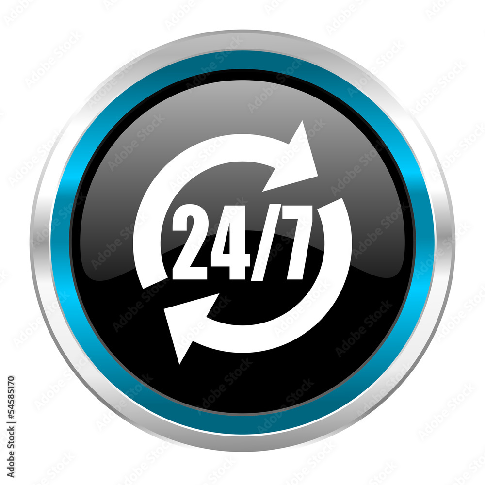 24/7 service icon 24/7 service icon