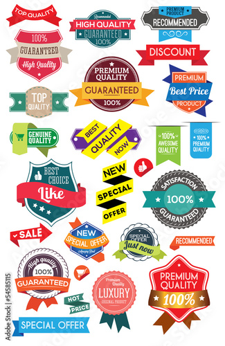 set marketing labels