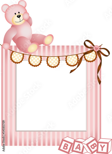 Pink Baby Frame