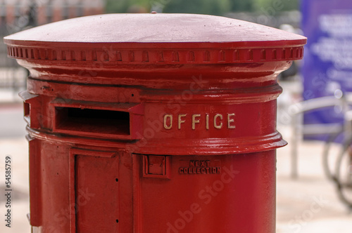 Red  postbox closeup © mohsinjamil