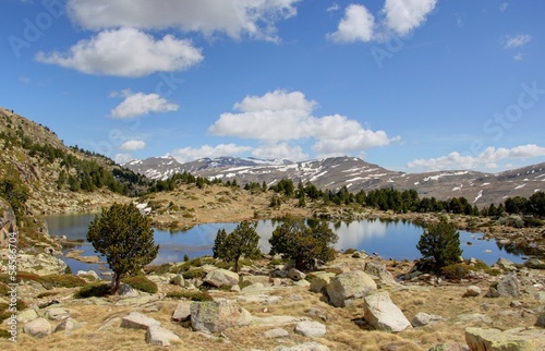 lac de montagne en andorre