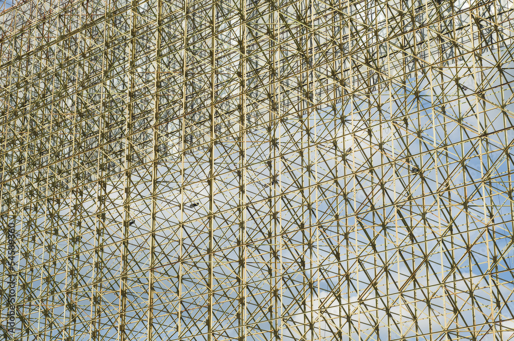 Obraz premium Steel structure of billboard.
