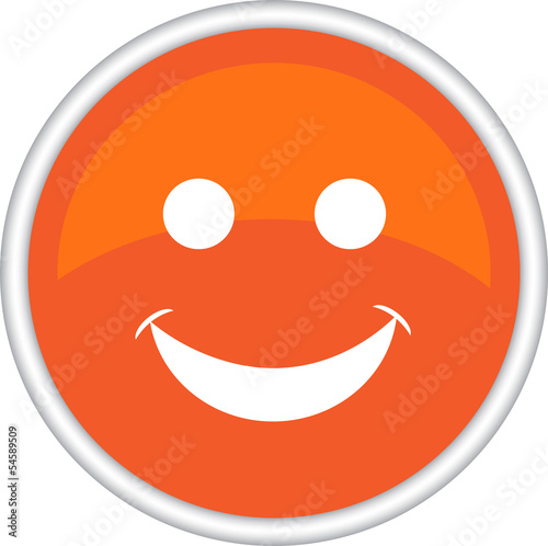 Vector icon, smiley